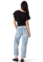 Steve Madden Paloma Knit Top Black - Fleur-De-Lis Boutique