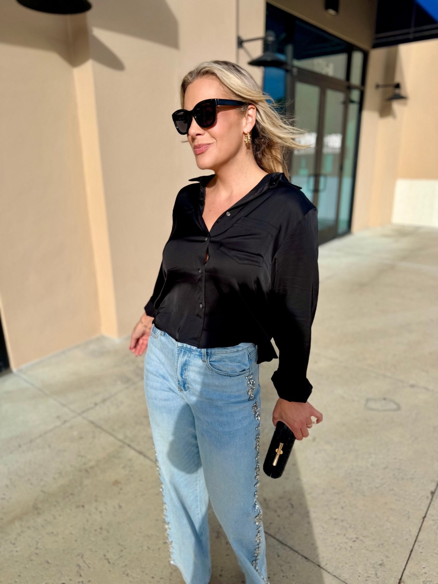 Dear John Maribel Top Black Top - Fleur-De-Lis Boutique