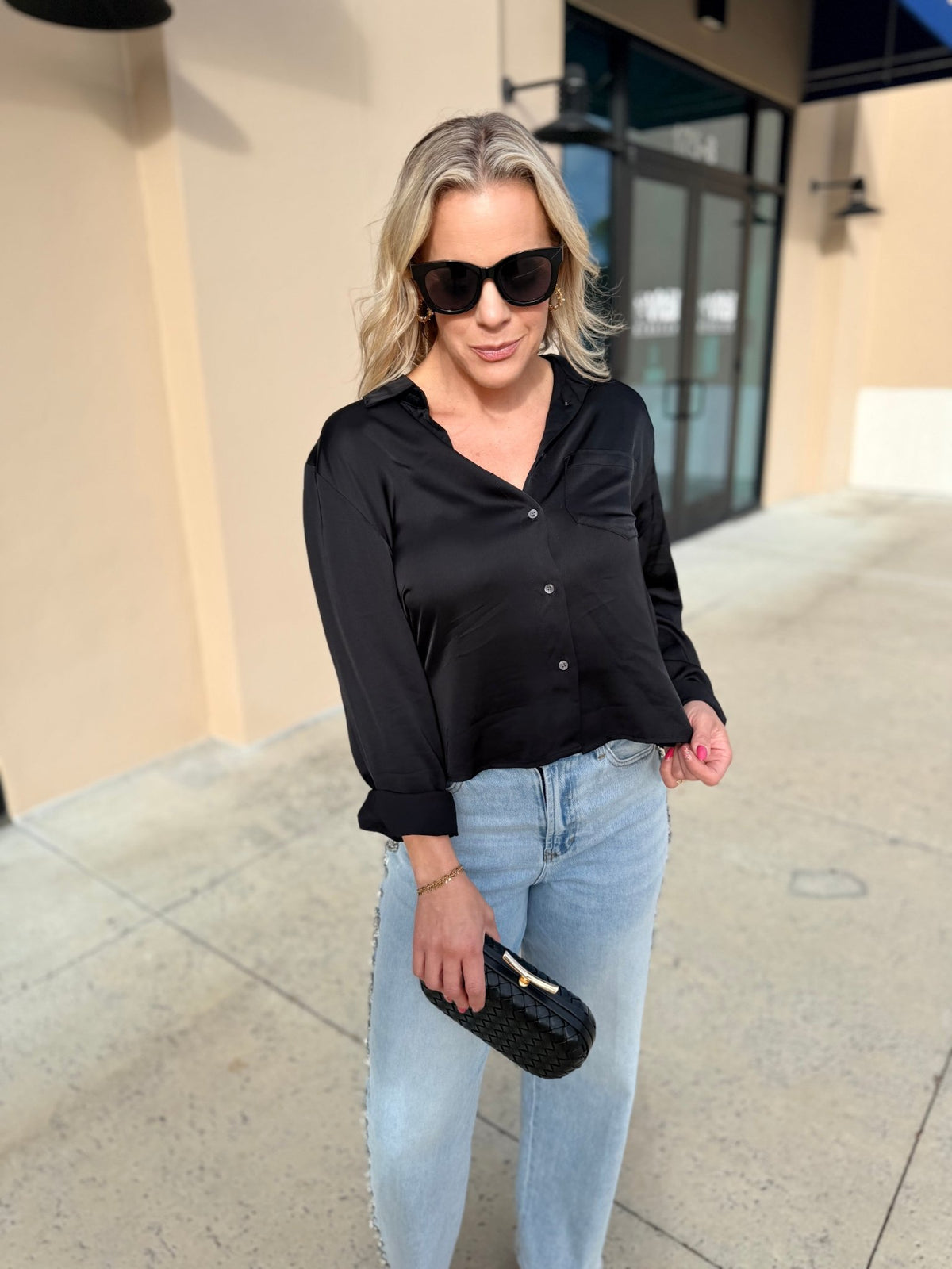 Dear John Maribel Top Black Top - Fleur-De-Lis Boutique