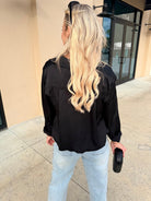 Dear John Maribel Top Black Top - Fleur-De-Lis Boutique