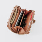 Pretty Simple Wynona Woven Wallet Checkered Tan - Fleur-De-Lis Boutique