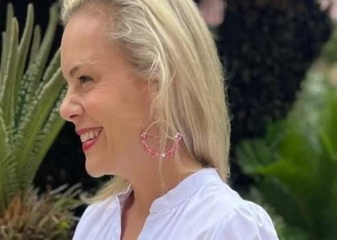 Thalassina Small Hoop Crystal Earring - Fleur - De - Lis Boutique